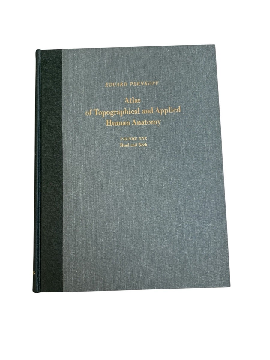 洋書 PERNKOPF Atlas of Topographical and Eduard Pernkopf, Atlas of Topographical & Applied Human