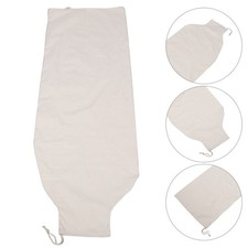 Grain Mill Dust Bag 1.5m/59" Drawstring Collection Pouch for Home Rice Mill