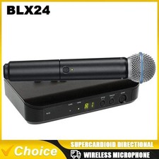 Shure BLX24UK/SM58 kabelloses Handmikrofonsystem Verriegelungssteuerung UK-Stecker