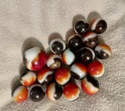 Vitro Agate Marbles Vintage Lot of 20 (one Shooter) All Reds — photo 1