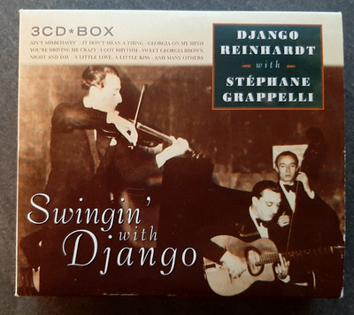 Django Reinhardt mit Stephane Grappelli Swingin with Django von 2001 3 x CD Box