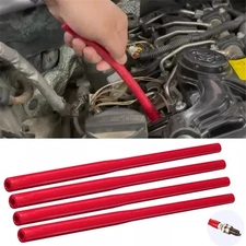 4X Universal Car Motorcycle Spark Plug Removal Socket Reusable Rubber Tube Tool