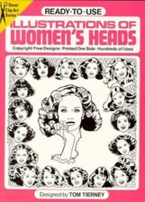 Ready-to-Use Illustrations of Women's Heads (Dover Clip Art Ready-to-Use) - GOOD