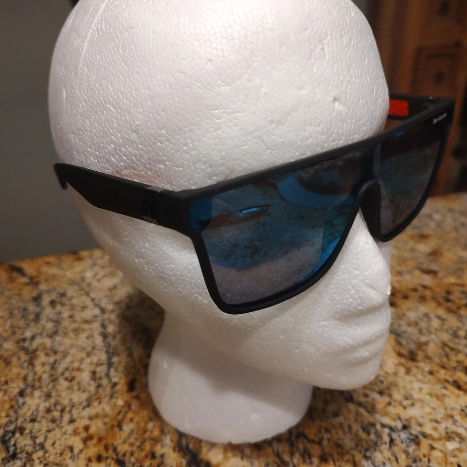 Очки солнцезащитные мужские True Religion черные красные защитные увеличенного размера защита от ультрафиолета TRM1799 - Изображение 3 из 4