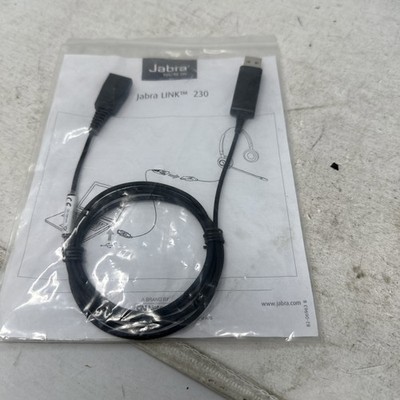 Jabra Link 230, 230-09 USB Cable for GN Netcom QD Corded Headset to PC
