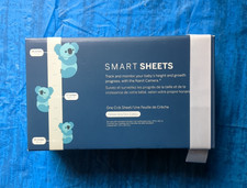 New NIB Nanit Smart Sheets One Crib Sheet Pebble Grey Track Baby Height Growth