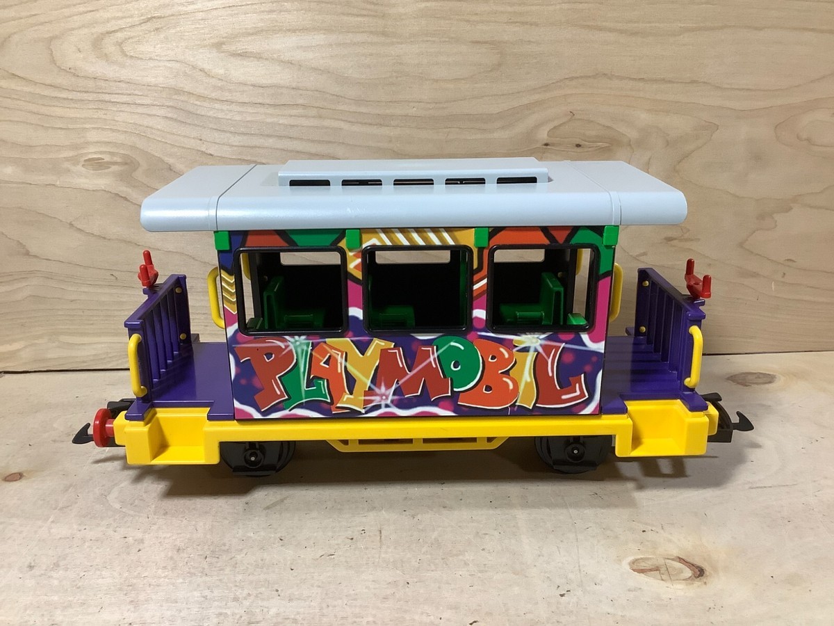 Vintage Playmobil 4118 Graffiti Passenger Carriage G Gauge Train