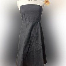 Gap Black stretch  Cotton Strapless Dress Size 6 Party Date Girls Night Out