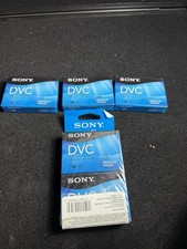 Lot of 5 Sony Mini DV Premium DVC Tapes 60 Min SP / 90 Min LP - New