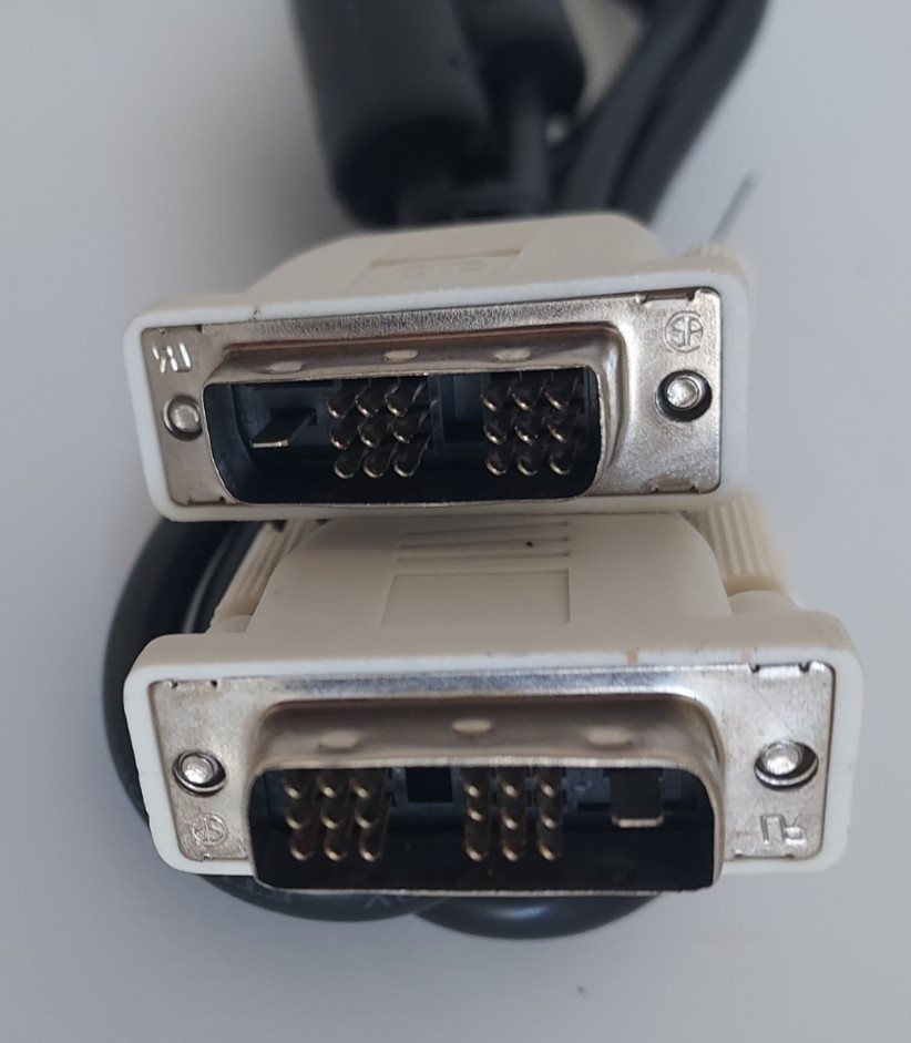 DVI to DVI Cable Male to Male PC Graphic LCD Monitor DVI-D Single Link  5 Ft