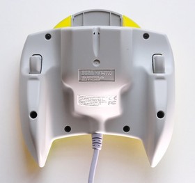 Official Sega Dreamcast Clear Yellow Controller (HKT-7700)