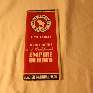 Great Northern Railway Passenger Timetable Winter 1939