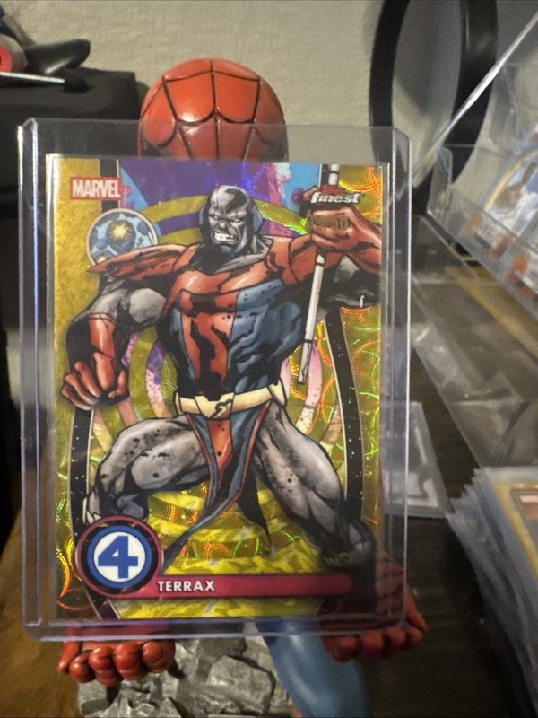 2026 Topps Finest Fantastic Four TERRAX Negative Zone Gold /50 #NZ-085