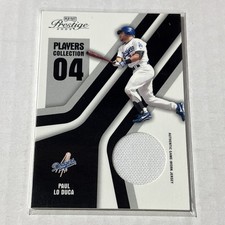 2004 Playoff Prestige Players Collection Relic Platinum #PC-68 Paul Lo Duca 