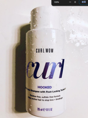 NIB Authentic COLOR WOW Curl Wow HOOKED Shampoo,10 oz/295ml