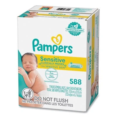 Procter & Gamble 07325_40 Baby Wipes 1-Ply Unscented 84/Pack