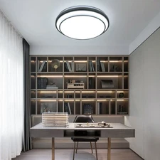 20" LED Ceiling Light Modern Ceiling Lamp Round Flush Mount Lighting Fixture