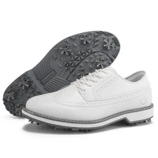 Men Golf Shoes Comfortable Golfing Footwears Lightweight Training Cushioning