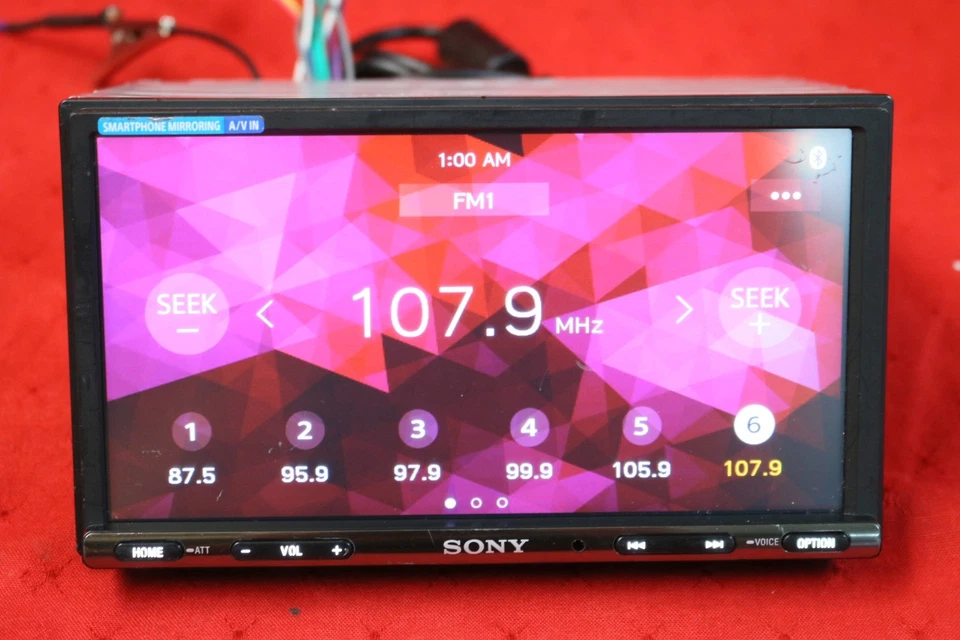 Sony XAV-AX3250 7" Apple CarPlay/Android Auto 2-DIN **FACE SCRATCHES** #U8 - Image 3 of 4