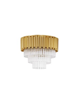 Nova Luce Deckenleuchte Deckenlampe MAGNOLIA Gold E14 LED 5fach dimmbar Lampe