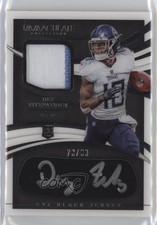 2021 Panini Immaculate Rookie Eye Black Jersey 78/99 Dez Fitzpatrick Auto 8x7