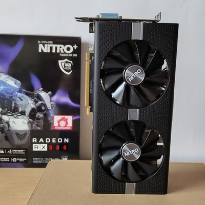 Perfect! SAPPHIRE Nitro+ Radeon RX 580 8GB GDDR5 Graphics Card Dual DP HDMI OC