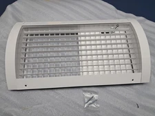 Titus S300FL Aluminum Spiral Grille Vent 16" x 8" WHITE 0814, 26, ASD