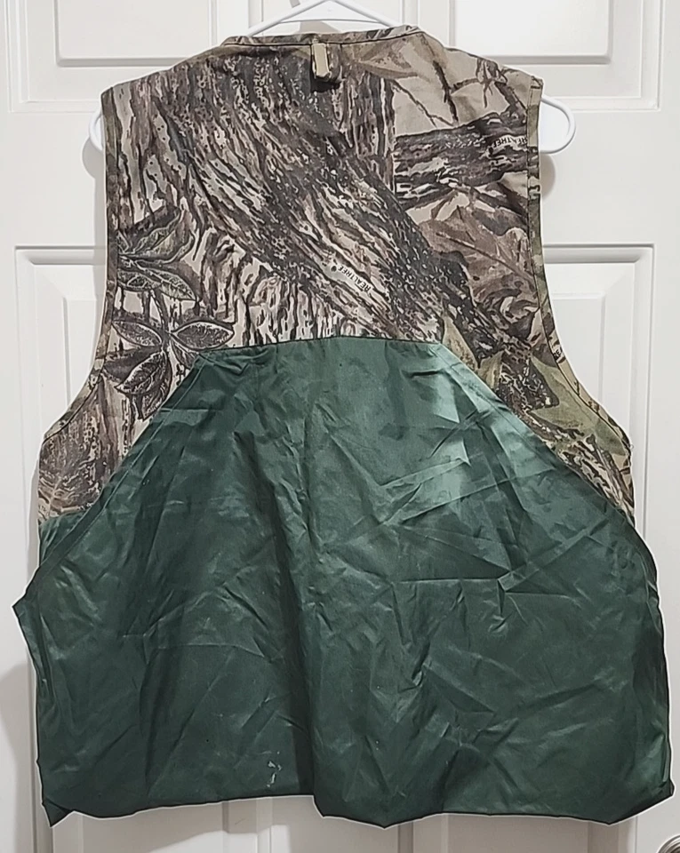 Vintage Sports Afield Realtree Camo Zip Shell Holder Hunting Shooting Vest Men L - Image 4 of 4