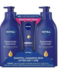 Nivea Essentially Enriched Body Lotion and Hand Cream Variety Pack 2 20 oz. ...