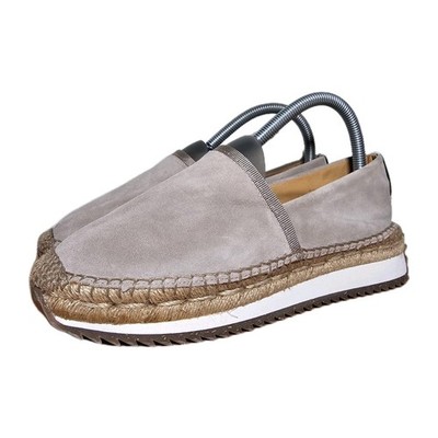 RAG & BONE Espadrilles Shoes EU 37 US 6.5-7 Slip On Runners Beige Suede Leather