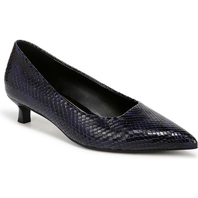 Naturalizer Womens Natalia Navy Kitten Heels Shoes 6.5 Wide (C,D,W) BHFO 4115