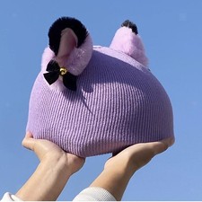 Cat Ear Snow Ski Helmet Cover Soft Snowboard Helmet Cover for Ski Snowboard