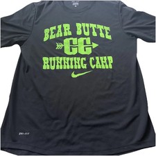 Nike Dri-Fit Running Bear Butte Cross Country T-shirt men’s black small new