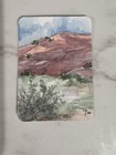 Snow Canyon 8/13 Hand Painted Watercolor On Paper. Jennifer Gubler ACEO — photo 3