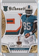 2013 Panini Crown Royale Rookie Retail Silhouettes Prime 23/99 Dion Jordan 0a1