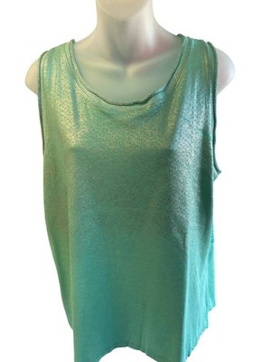 Tempo Paris Women's Painted Cotton Tank Top Tiffiny