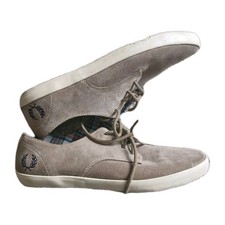 Fred Perry Womens Light Brown Suede Shoe Size 6