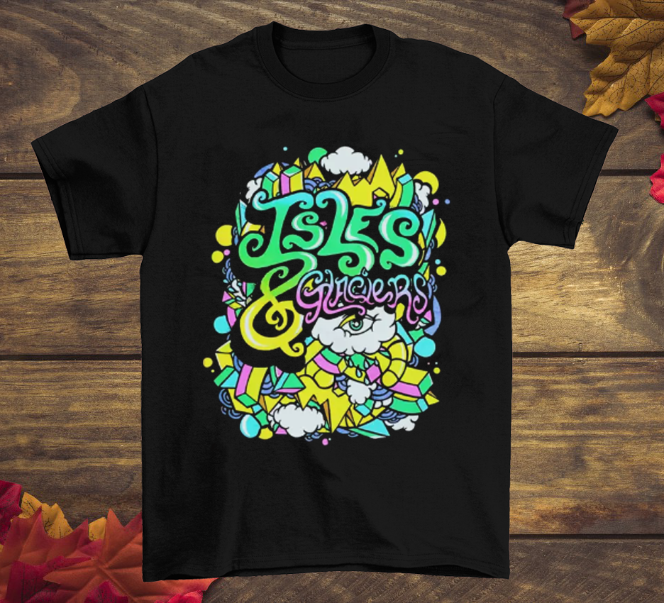 NEW ISLES & GLACIERS Band Short Sleeve Black All Size Shirt | eBay