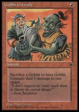 MTG Magic the Gathering Goblin Grenade (56b/187) Fallen Empires LP