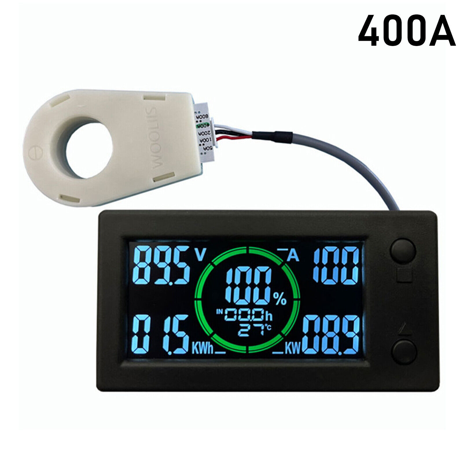 Digital Voltmeter Ammeter Bluetooth Battery Monitor Tester Capacity