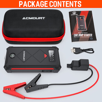 Portable 20000Mah 2000A Car Jump Starter Battery Booster Power Bank Jumper Box