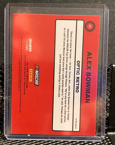 Alex Bowman 2023 Donruss Optic Retro Silver Holo - Card # 65 - Picture 2 of 2
