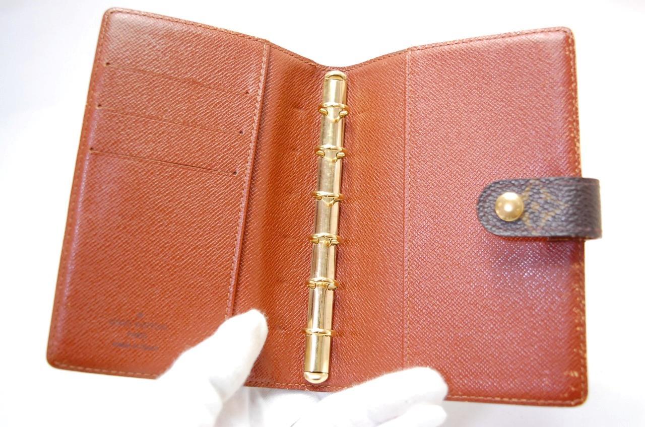 Authentic LOUIS VUITTON MONOGRAM Agenda PM Day Planner Cover CA0090
