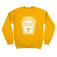 Mustard Costume Funny Halloween Humor Set Gold Crewneck Sweatshirt