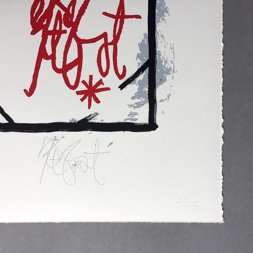 KURT VONNEGUT "SelfPortrait 2" Signed Limited Ed Silkscreen Print 89