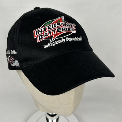 NASCAR Team Interstate Batteries Joe Gibbs 11 18 20 Black Adjustable Hat