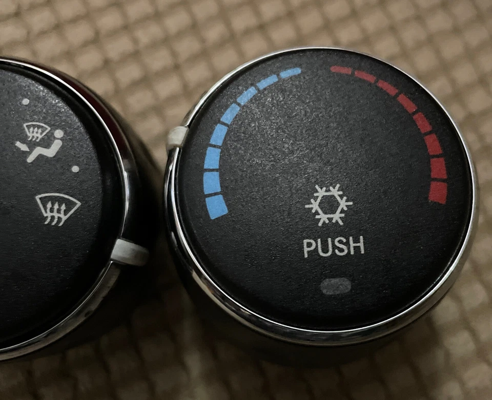 2008 2009 2010 2011 2012 OEM Jeep Liberty Dodge Nitro botões de controle climático A/C - Imagem 4 de 4