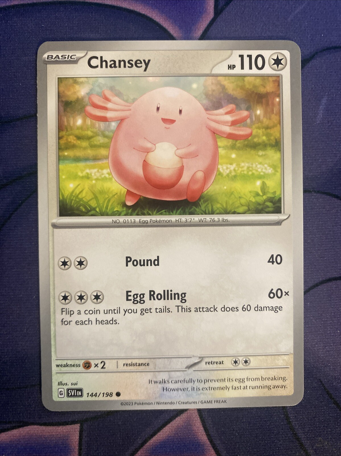 Pokemon TCG Scarlet & Violet Base Chansey 144/198