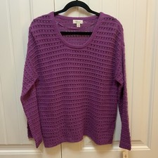 Style co. NWT Vivid Violet Sweater 49 P188