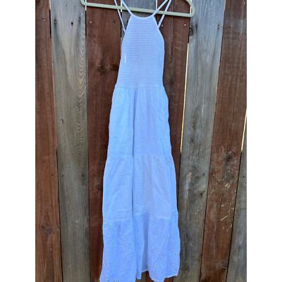 Speechless Brand Tiered Maxi Dress Eyelet Embroidered Cotton sz XS Cottagecore | eBay Speechless Brand Tiered Maxi Dress Eyelet Embroidered Cotton sz XS Cottagecore | eBay